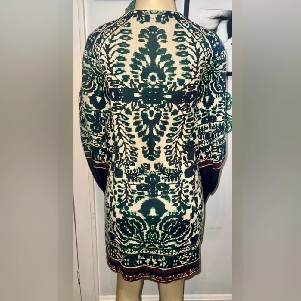 Free People Music & Lyrics Dress Boho Knit Balloon Sleeve Sweater Dress Medium